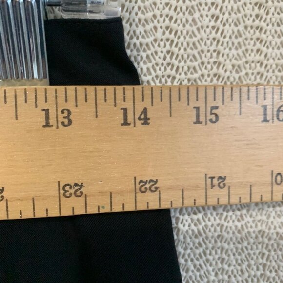 Negri Firenze Women’s Italian Pants Trouser Size 4 US 40 EU Black Creased Leg - Picture 2 of 13